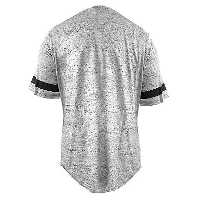Women's Profile Heather Gray San Diego Padres Lace-Up Fleck T-Shirt