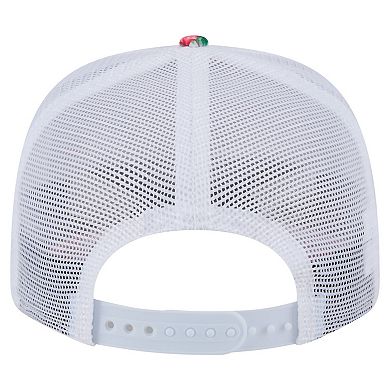 Men's New Era White Washington Nationals Flamingo Mesh Back 9SEVENTY Stretch-Snap Hat