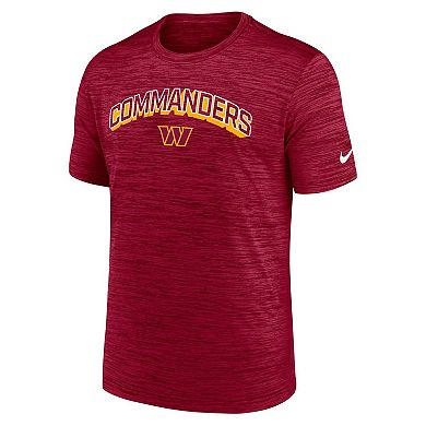 Men's Nike Burgundy Washington Commanders Velocity Performance T-Shirt