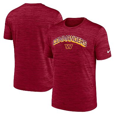 Men's Nike Burgundy Washington Commanders Velocity Performance T-Shirt
