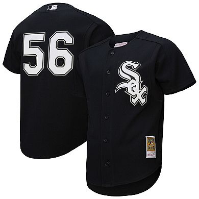 Men's Mitchell & Ness Mark Buehrle Black Chicago White Sox Authentic Batting Practice Jersey