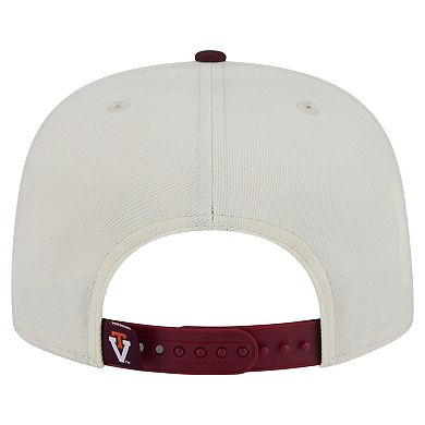 Men's New Era White Virginia Tech Hokies Collegiate 9FIFTY A-Frame Snapback Hat