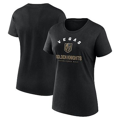 Women's Black Vegas Golden Knights Unrivaled T-Shirt