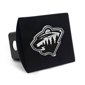 WinCraft Minnesota Wild Premium Metal Chrome Logo Universal Hitch Cover