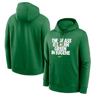 Men's Nike Green Oregon Ducks Grass Is Green Club Fleece Pullover Hoodie