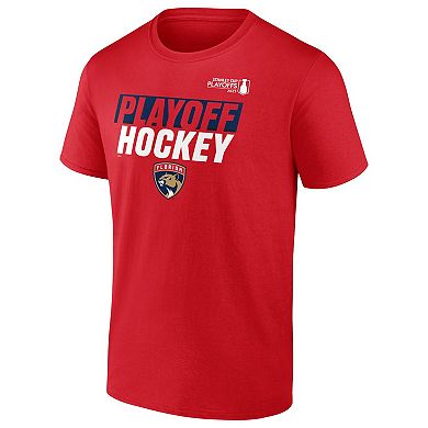 Men's Fanatics Red Florida Panthers 2025 Stanley Cup Playoffs Breakout T-Shirt