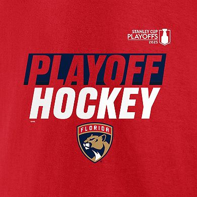Men's Fanatics Red Florida Panthers 2025 Stanley Cup Playoffs Breakout T-Shirt