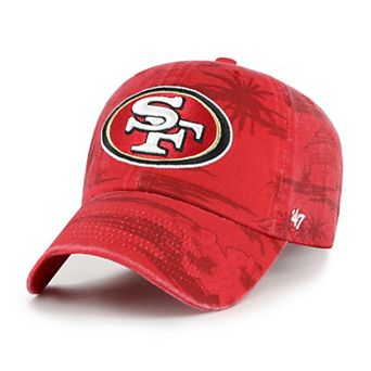 Men's�'47 Scarlet San Francisco 49ers Fiji Clean Up Adjustable Hat
