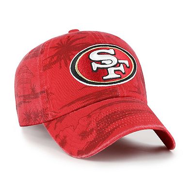 Men's '47 Scarlet San Francisco 49ers Fiji Clean Up Adjustable Hat