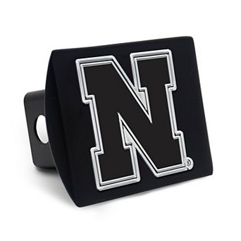 WinCraft Nebraska Huskers Premium Metal Chrome Logo Hitch Cover