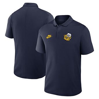 Men's Nike Navy Michigan Wolverines Primetime Victory Legacy Vault Logo Performance Polo