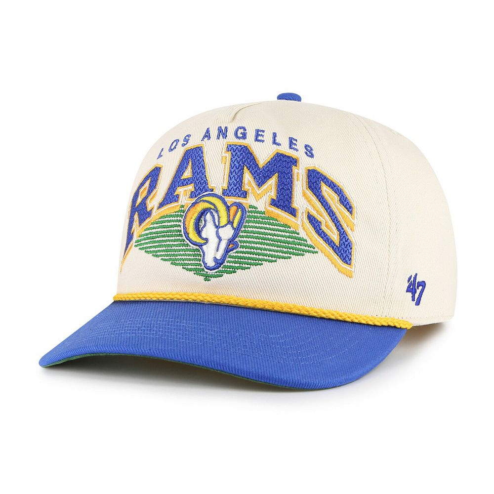 Men's '47 Cream Los Angeles Rams Pomona Rope Hitch Adjustable Hat