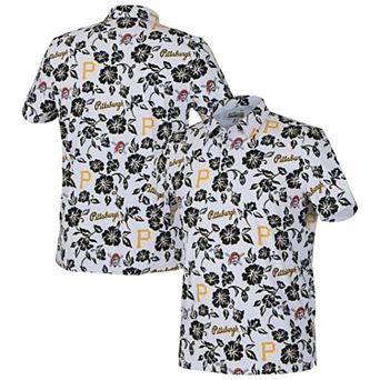 Men's�Reyn Spooner White Pittsburgh Pirates Pua Performance Polo