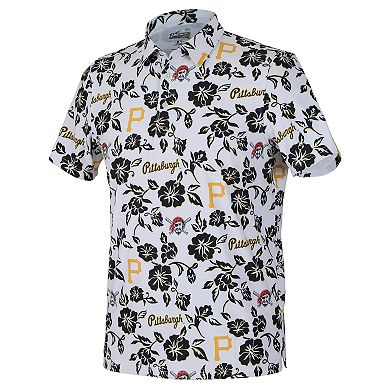 Men's Reyn Spooner White Pittsburgh Pirates Pua Performance Polo