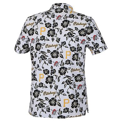 Men's Reyn Spooner White Pittsburgh Pirates Pua Performance Polo