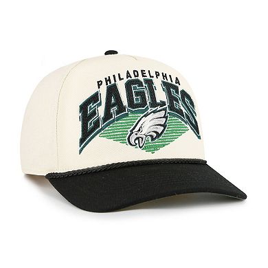 Men's '47 Cream Philadelphia Eagles Pomona Rope Hitch Adjustable Hat