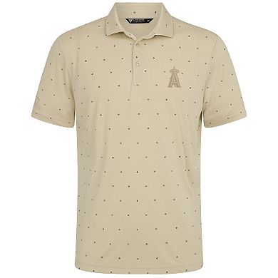 Men's Levelwear Cream Los Angeles Angels Vision Polo
