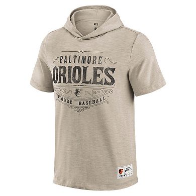 Men's Darius Rucker Collection by Fanatics Tan Baltimore Orioles Hooded T-Shirt