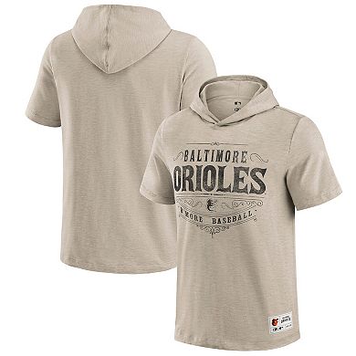Men's Darius Rucker Collection by Fanatics Tan Baltimore Orioles Hooded T-Shirt