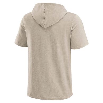 Men's Darius Rucker Collection by Fanatics Tan Cincinnati Reds Hooded T-Shirt