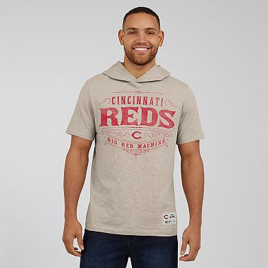 Men's Darius Rucker Collection by Fanatics Tan Cincinnati Reds Hooded T-Shirt