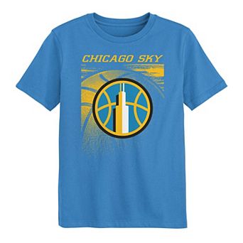 Preschool Sky Blue Chicago Sky Big Ball T-Shirt