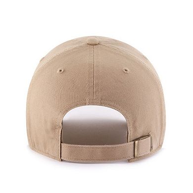 Men's '47 Khaki NC State Wolfpack Vault Clean Up Adjustable Hat