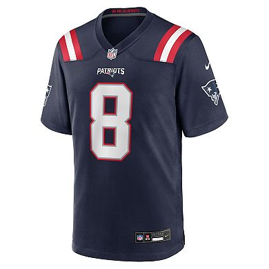 Men's Nike Stefon Diggs Navy New England Patriots Game Jersey