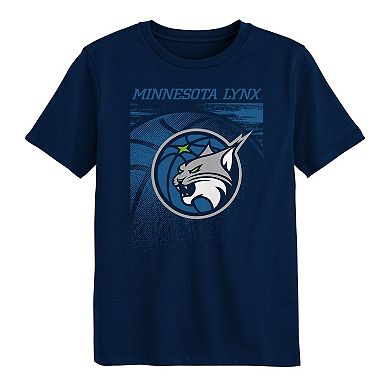 Preschool Navy Minnesota Lynx Big Ball T-Shirt