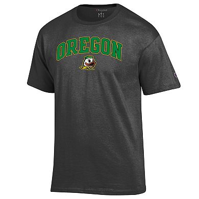 Men's Champion® Charcoal Oregon Ducks Arched Logo T-Shirt