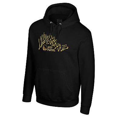 Unisex Stadium Essentials Black Golden State Warriors 2025 NBA Playoffs Swish Pullover Hoodie