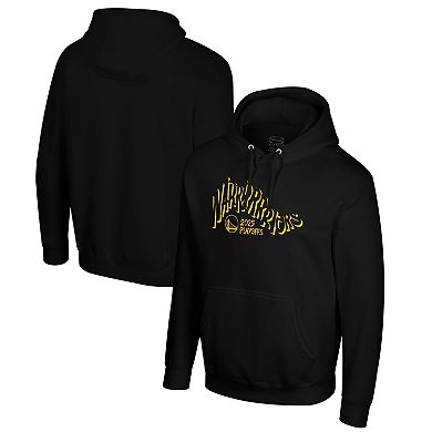 Unisex Stadium Essentials Black Golden State Warriors 2025 NBA Playoffs Swish Pullover Hoodie