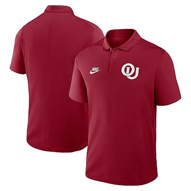 Men's Nike Crimson Oklahoma Sooners Primetime Victory Legacy Vault Logo Performance Polo