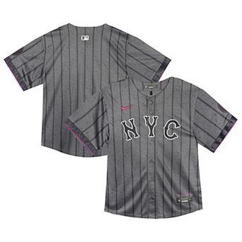 Toddler��Nike Gray New York Mets City Connect Team Limited Jersey