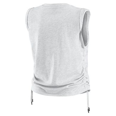 Women's WEAR by Erin Andrews Heather Gray Boston Red Sox Cinched Tank Top