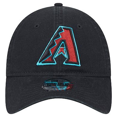 Youth New Era Black Arizona Diamondbacks Team Color 9TWENTY Adjustable Hat