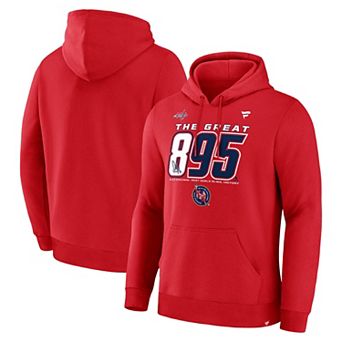 Men's Fanatics Alexander Ovechkin Athletic Red Washington Capitals NHL All-Time Leading Goal Scorer The Great 895 Pullover Hoodie