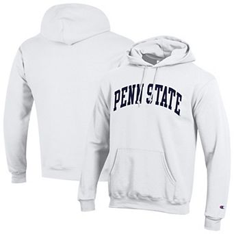 Men's Champion White Penn State Nittany Lions Basic Arch Fleece Pullover Hoodie