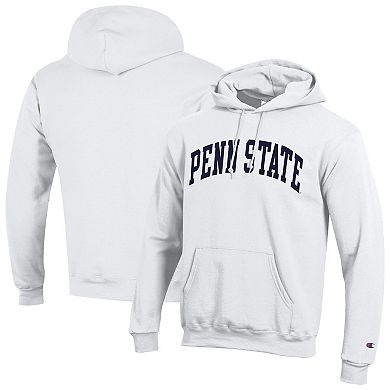 Men's Champion White Penn State Nittany Lions Basic Arch Fleece Pullover Hoodie