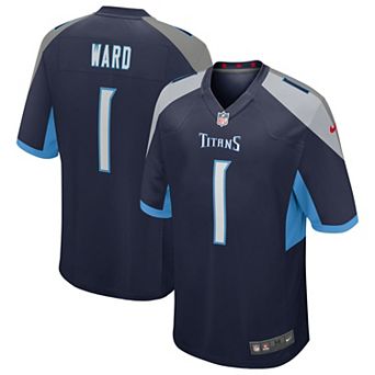 Men's Nike Cameron Ward Navy Tennessee Titans 2025 NFL Draft First Round Pick Alternate Game Jersey