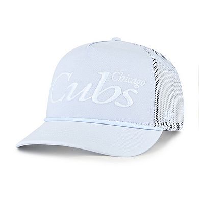 Men's '47 Light Blue Chicago Cubs Foundation Script Hitch Adjustable Trucker Hat