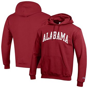Men's Champion Crimson Alabama Crimson Tide Basic Arch Fleece Pullover Hoodie