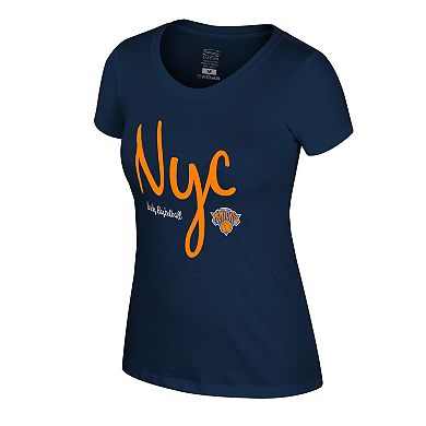 Women's Stadium Essentials Navy New York Knicks 3rd Quarter T-Shirt