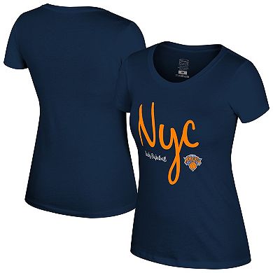 Women's Stadium Essentials Navy New York Knicks 3rd Quarter T-Shirt