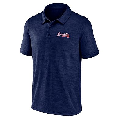 Men's Navy Atlanta Braves Unstoppable Polo