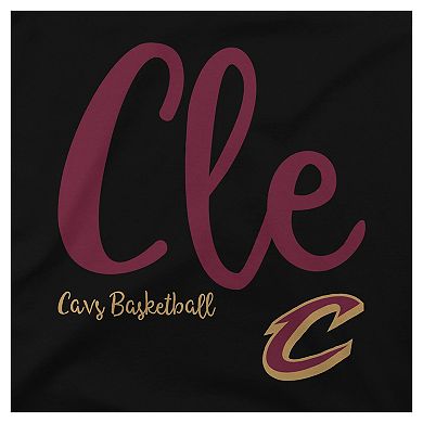 Women's�Stadium Essentials Black Cleveland Cavaliers 3rd Quarter T-Shirt