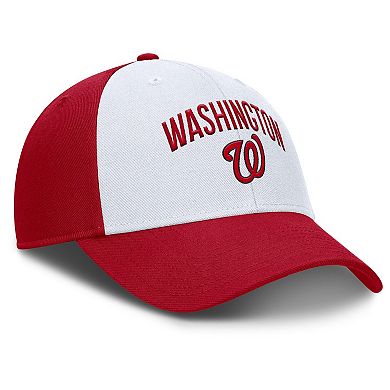 Men's Nike White/Red Washington Nationals Club Performance Adjustable Hat