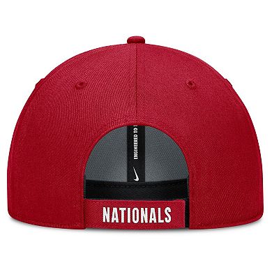 Men's Nike White/Red Washington Nationals Club Performance Adjustable Hat