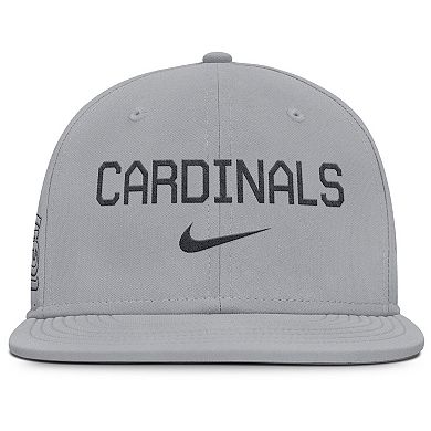 Men's Nike Gray St. Louis Cardinals True Performance Fitted Hat