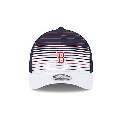 Men's New Era Navy Boston Red Sox Gradient 9FORTY M-Crown Adjustable Hat